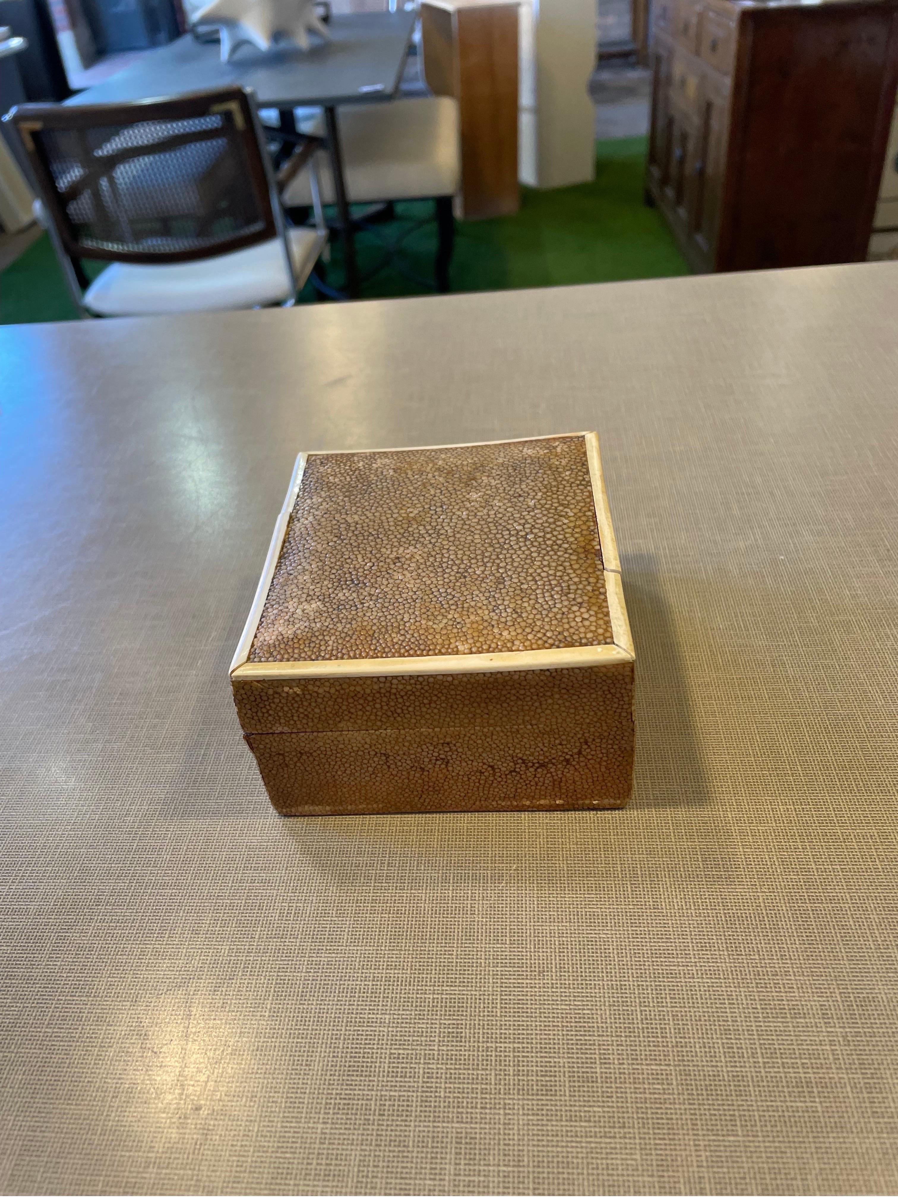 Mid-20th Century Vintage Shagreen Box
