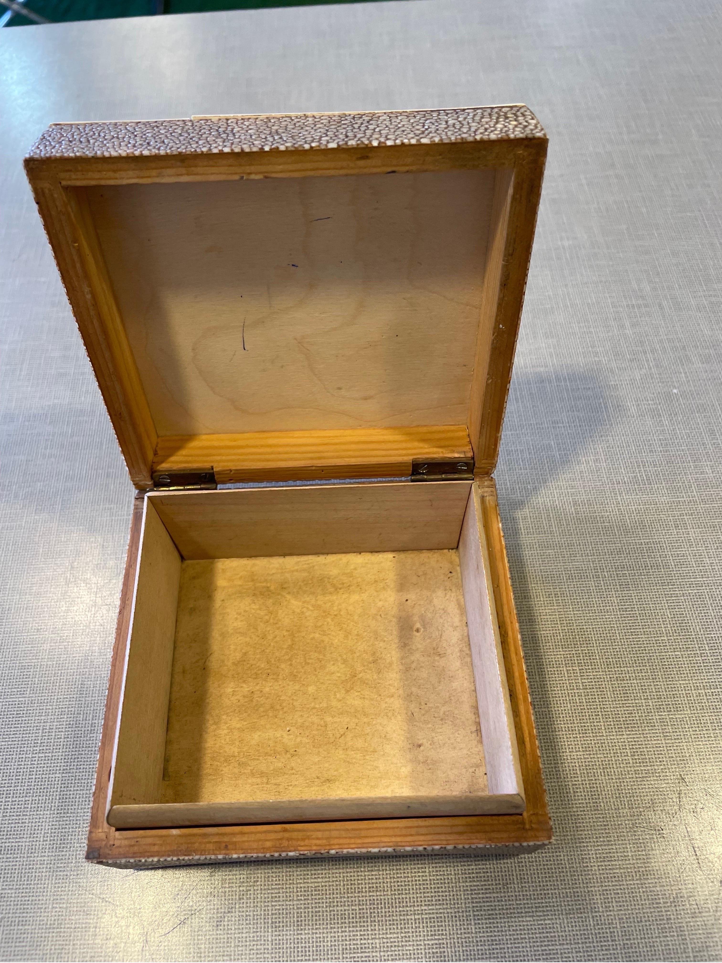 Vintage Shagreen Box 1