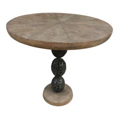 Vintage Shagreen Center Table by R & Y Augousti