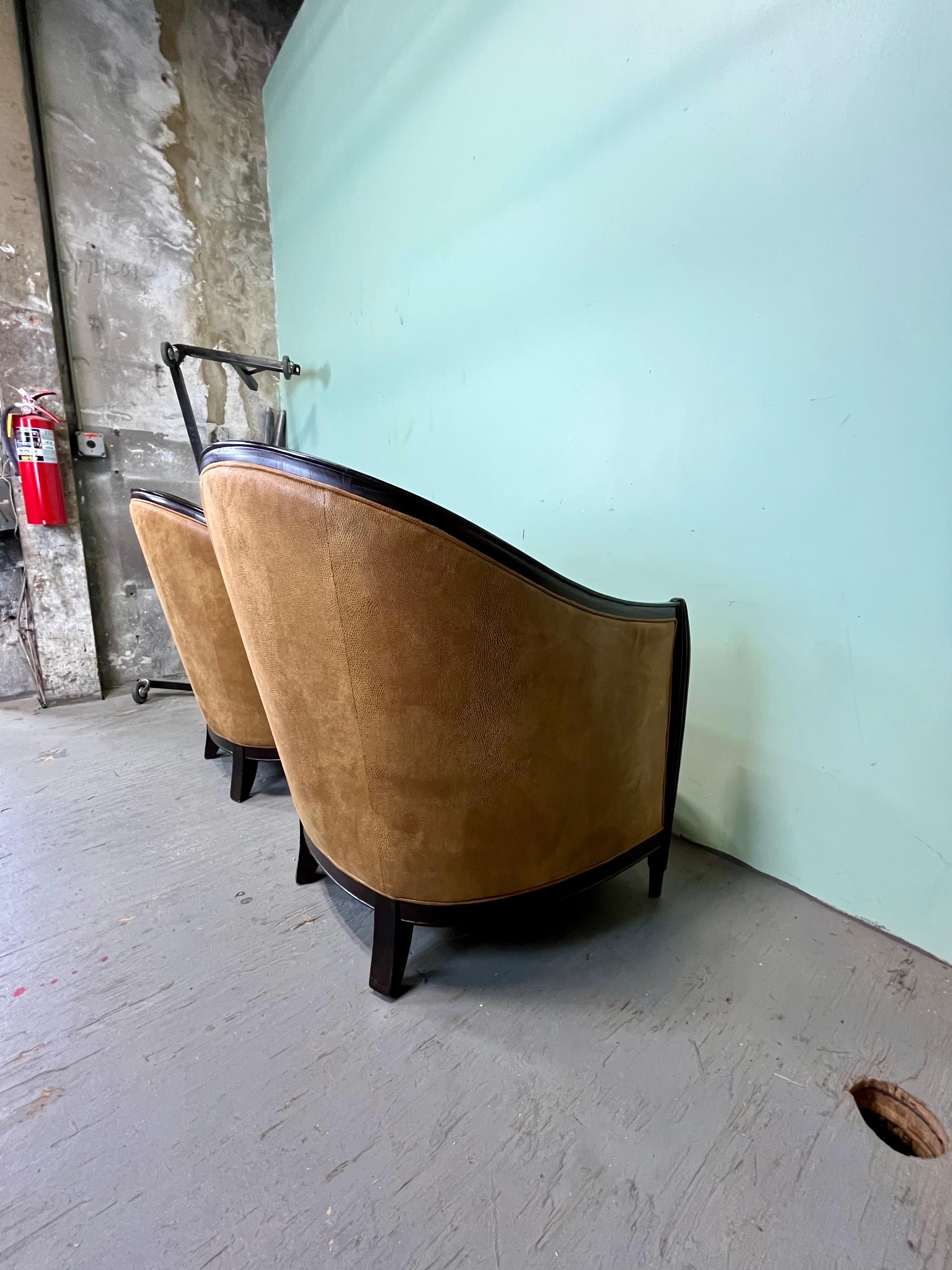 Sillas Club Vintage Shagreen Deco en venta 1