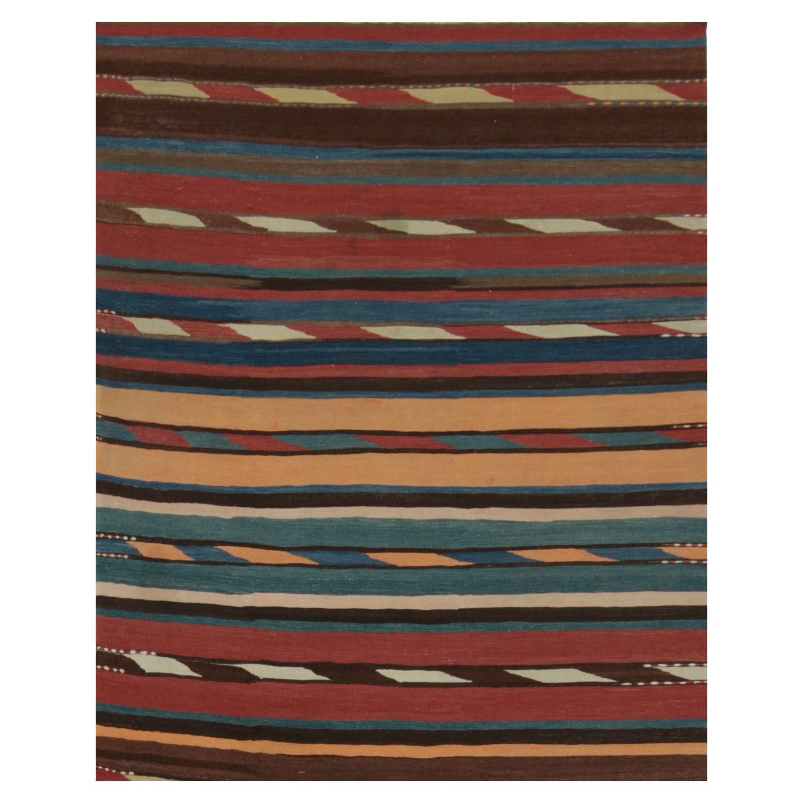 Vintage Shahsavan Kilim Teppich in Polychromatic Stripes von Rug
Kilim