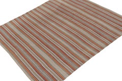 Vintage Shahsavan Persian Jajim Kilim in Polychromatic Stripes by Rug & Kilim