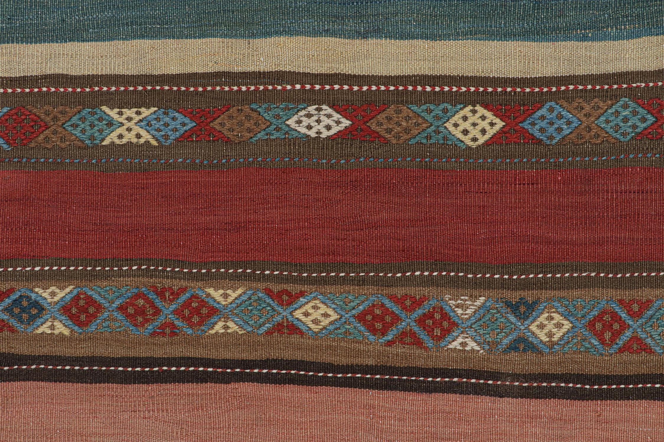 Shahsavan Persischer Kelim in polychromen Mustern von Teppich & Kilim im Zustand „Gut“ im Angebot in Long Island City, NY