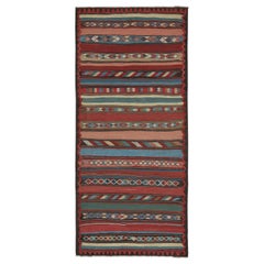 Kilim persiano vintage Shahsavan con motivi policromatici di Rug & Kilim