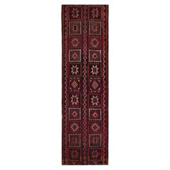 Vintage Shahsavan Persian Kilim in Polychromatic Patterns