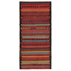 Shahsavan Persischer Kelim in polychromen Streifen von Teppich & Kilim