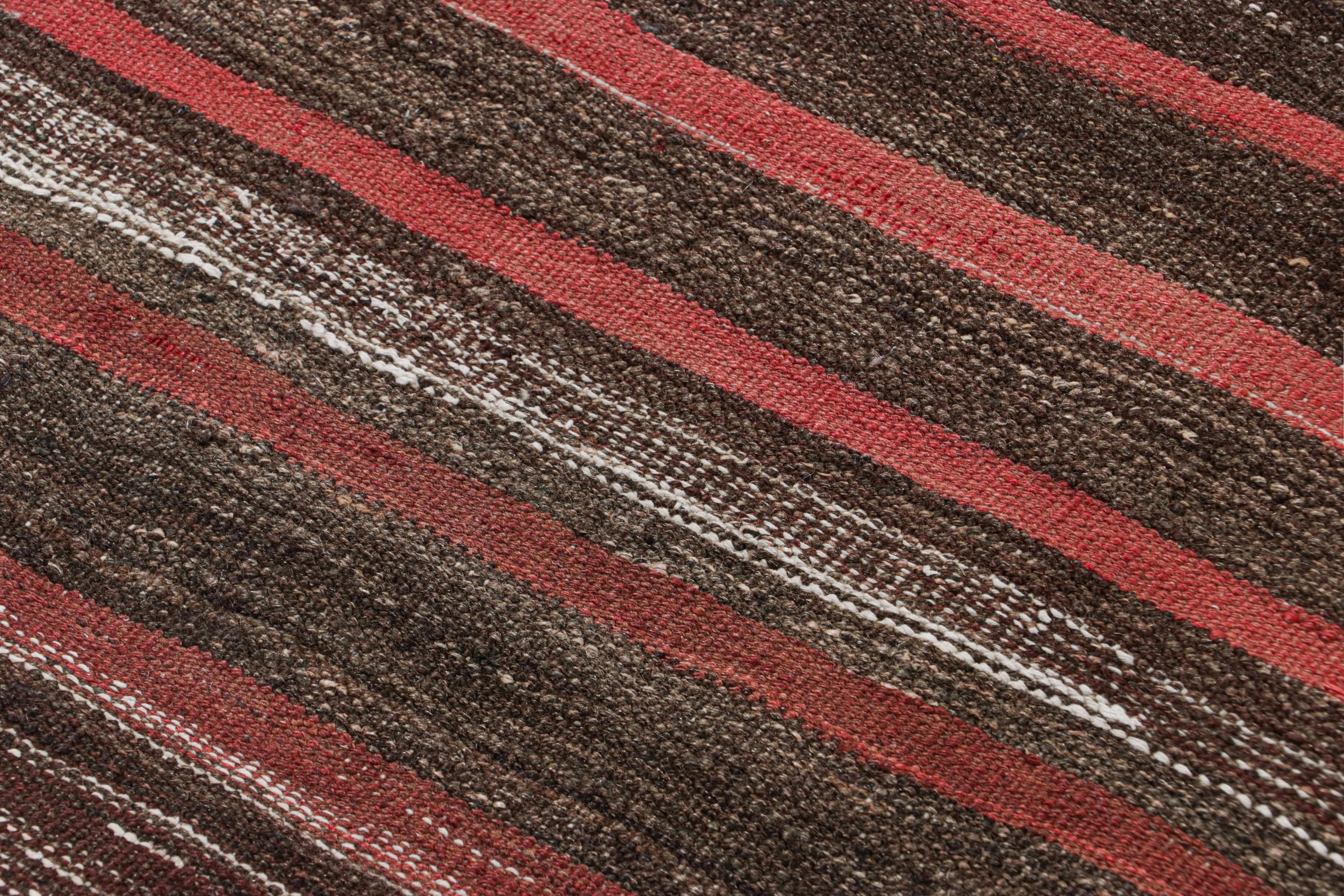 Made with handwoven wool in Persia circa 1950-1960, this 4x6 vintage Shahsavan Kilim is a particularly bright and sought-after work of an exciting new curation from Rug & Kilim’s collection of classic Kilims and Flat Weaves.

On the Design:

This
