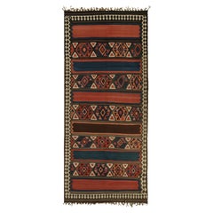 Shahsavan Persischer Kelim-Teppich in polychromen Mustern von Teppich & Kilim