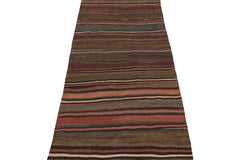 Vintage Shahsavan Persian Kilim Rug in Polychromatic Stripes by Rug & Kilim