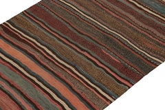 Vintage Shahsavan Persian Kilim Rug in Polychromatic Stripes by Rug & Kilim