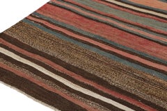 Vintage Shahsavan Persian Kilim Rug in Polychromatic Stripes by Rug & Kilim