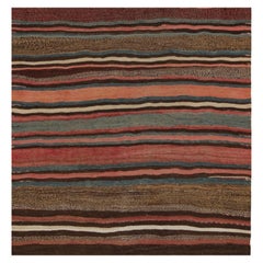 Tappeto vintage Shahsavan Persian Kilim a strisce policrome di Rug 
Kilim