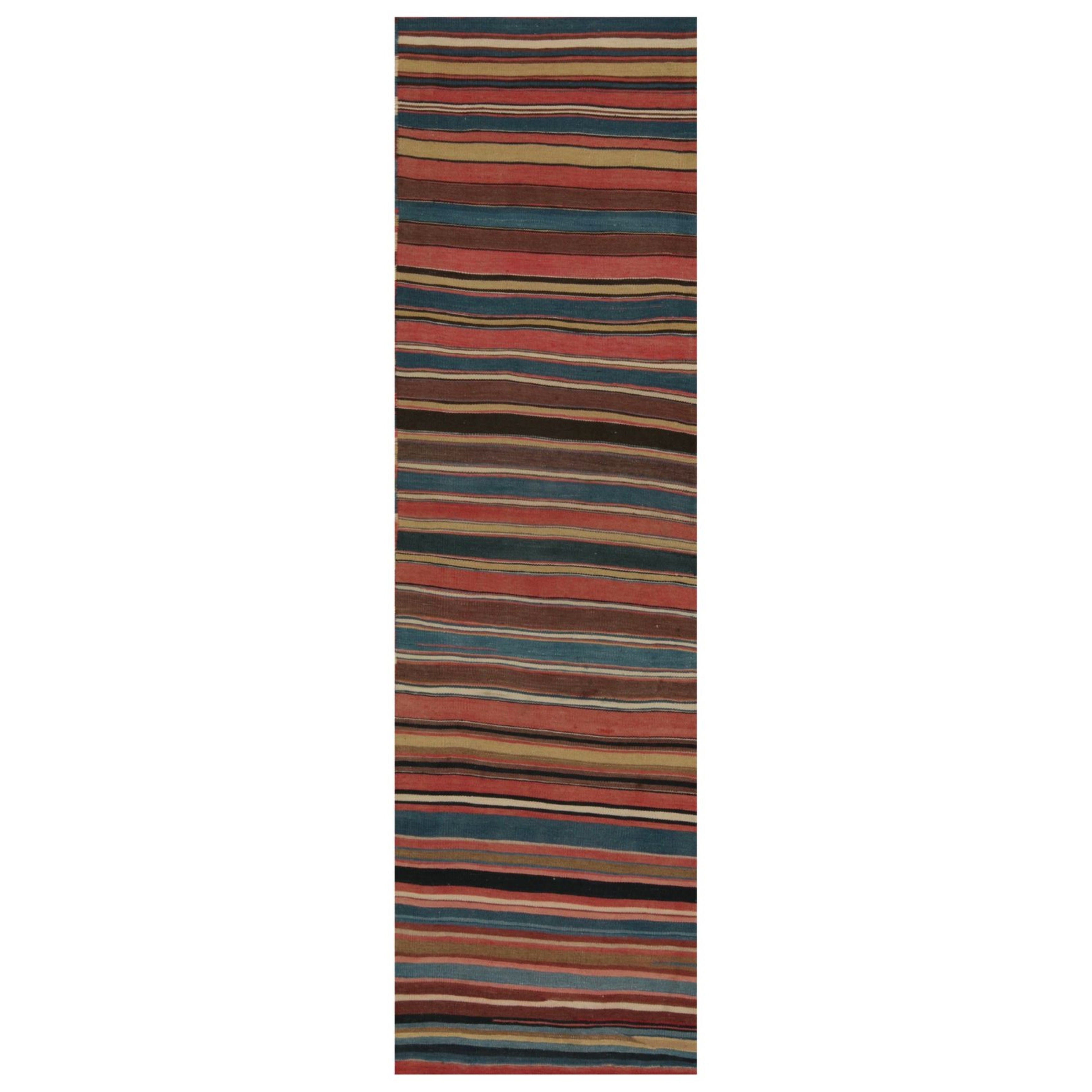 Tappeto persiano d
epoca Rug
Kilim a strisce policrome