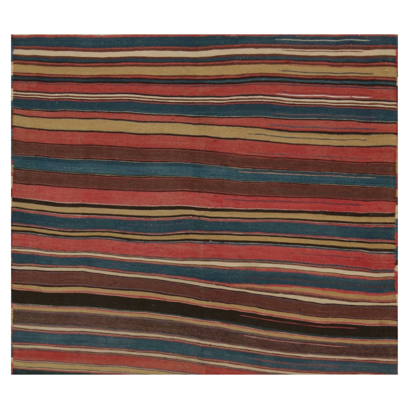 Tappeto persiano d
epoca Rug
Kilim a strisce policrome