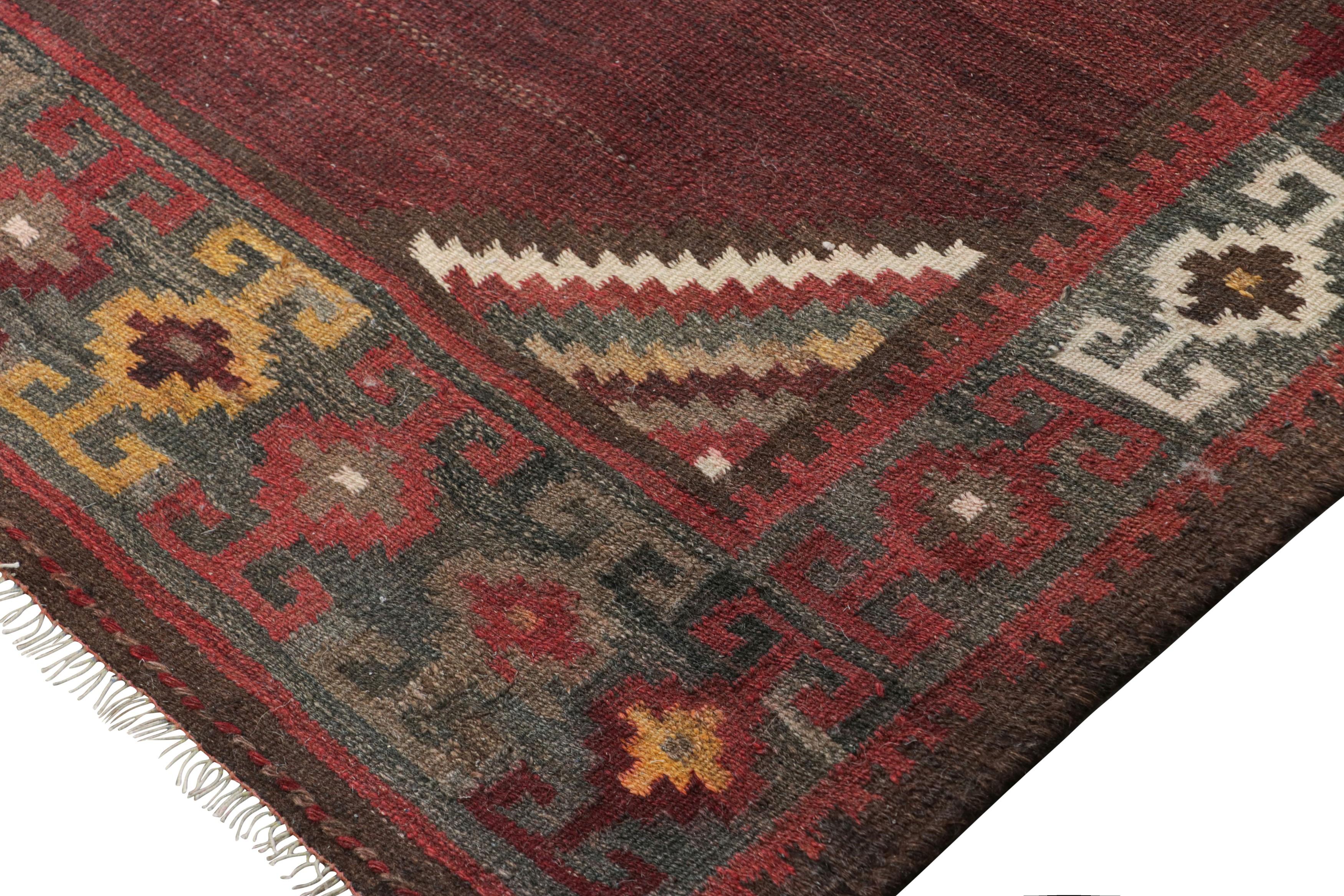 Vintage Shahsavan Persische Kilim Läufer mit Streifen - Rug & Kilim (Wolle) im Angebot