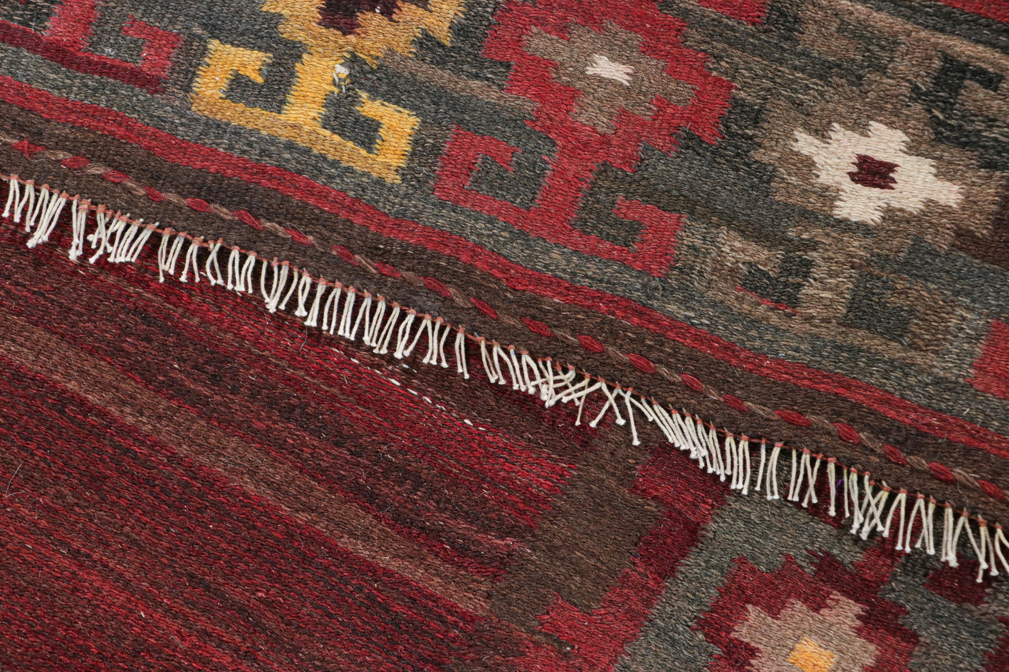 Vintage Shahsavan Persische Kilim Läufer mit Streifen - Rug & Kilim im Angebot 1