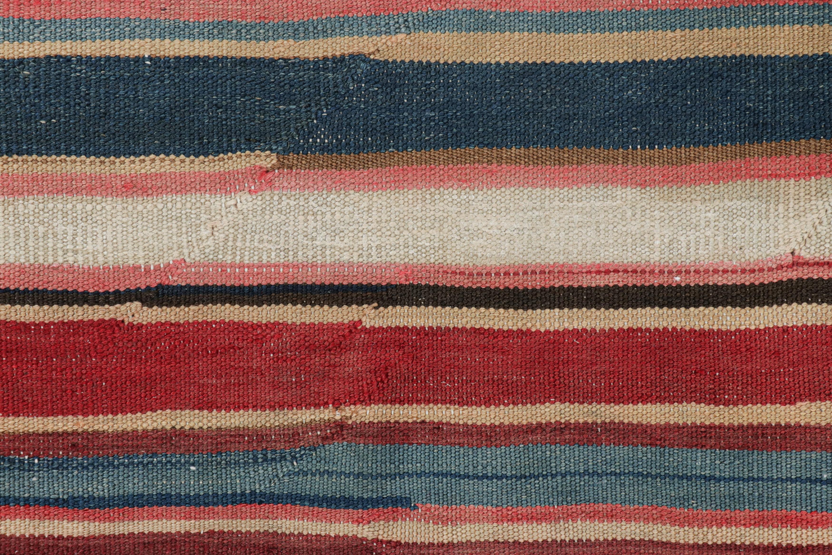 Vintage Shahsavan Persischer Kilim mit mehrfarbigen Streifen - Rug & Kilim (Handgewebt) im Angebot