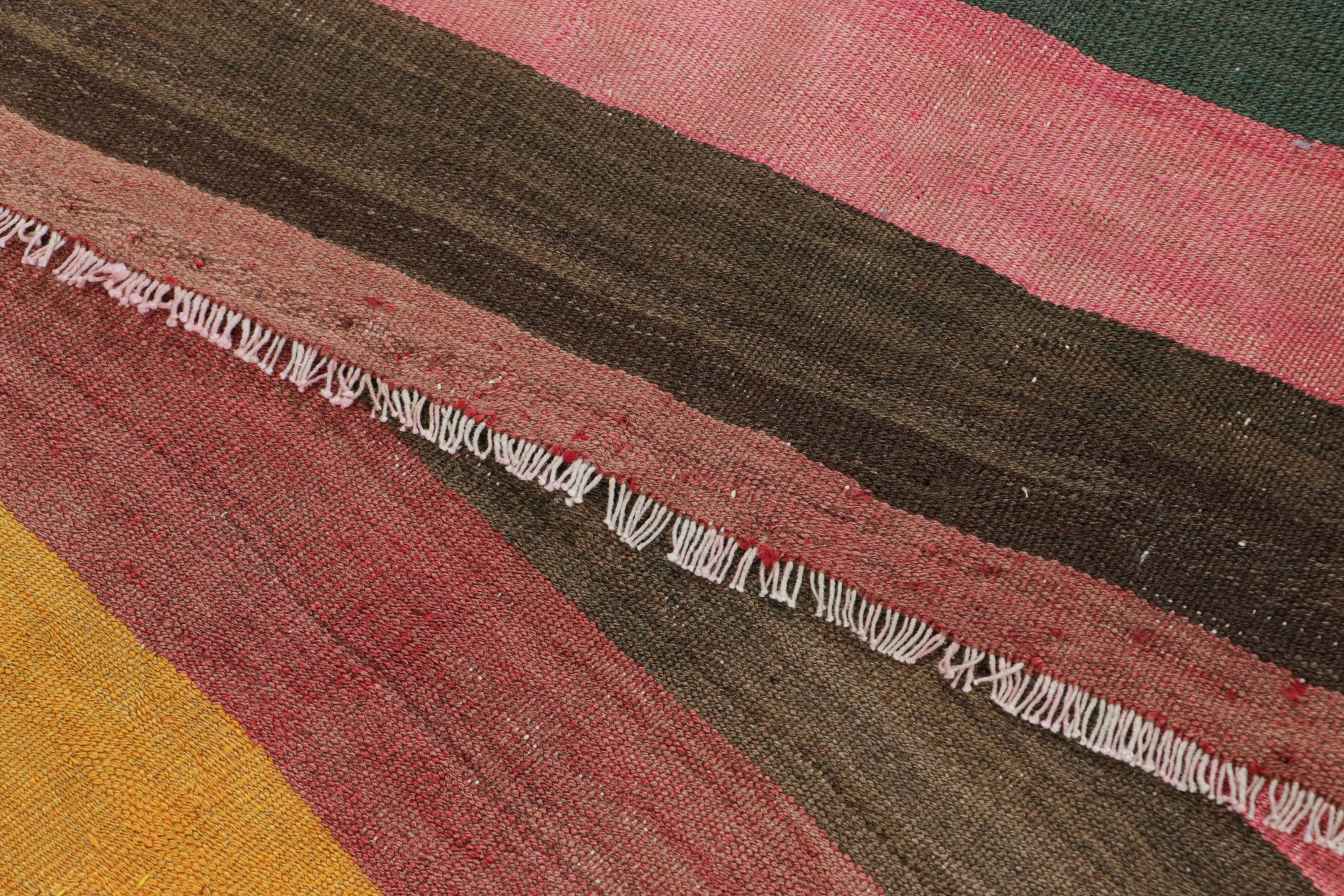 Vintage Shahsavan Persischer Kilim mit mehrfarbigen Streifen - Rug & Kilim im Angebot 1