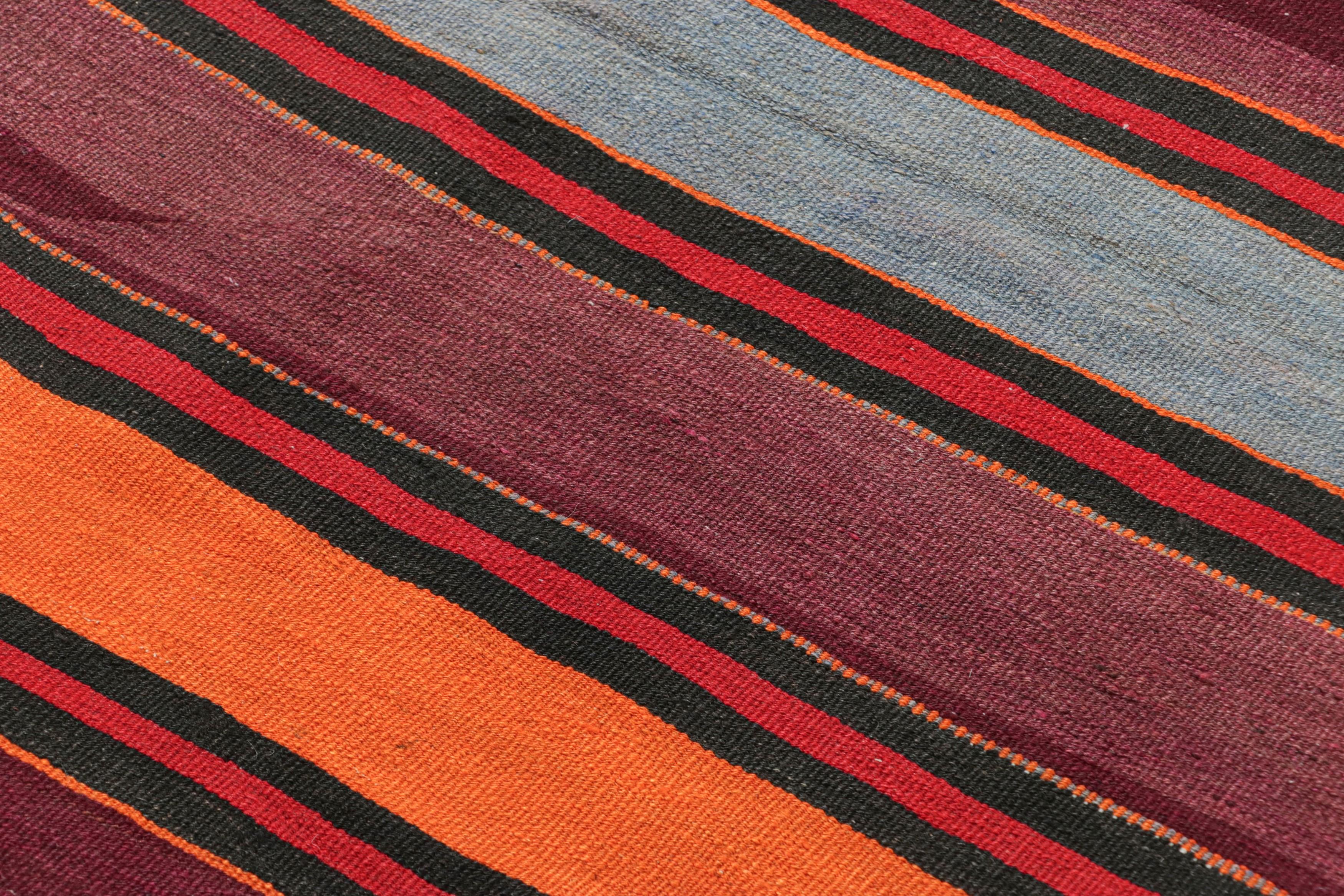 Made with handwoven wool in Persia circa 1950-1960, this 5x9 vintage Shahsavan Kilim is a particularly bright and sought-after work of an exciting new curation from Rug & Kilim’s collection of classic Kilims and Flat Weaves.

On the Design:

This