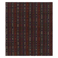 Vintage Shahsavan Stammes Persisch Kilim Teppich, mit Streifen, von Rug & Kilim