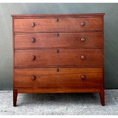 Vintage Shaker Style Four Drawer Dresser