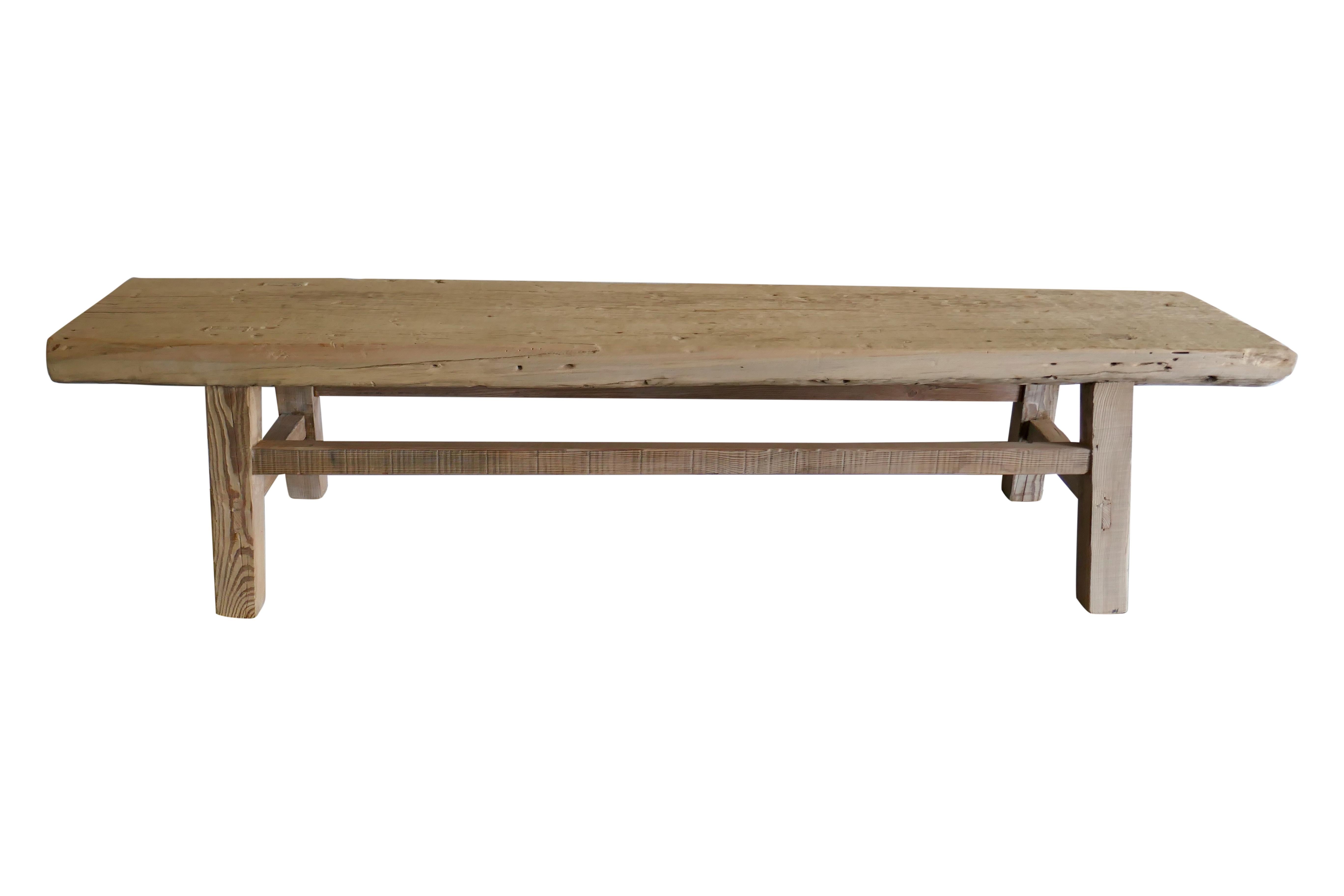 Asian Shandong Elmwood Bench / 75.5