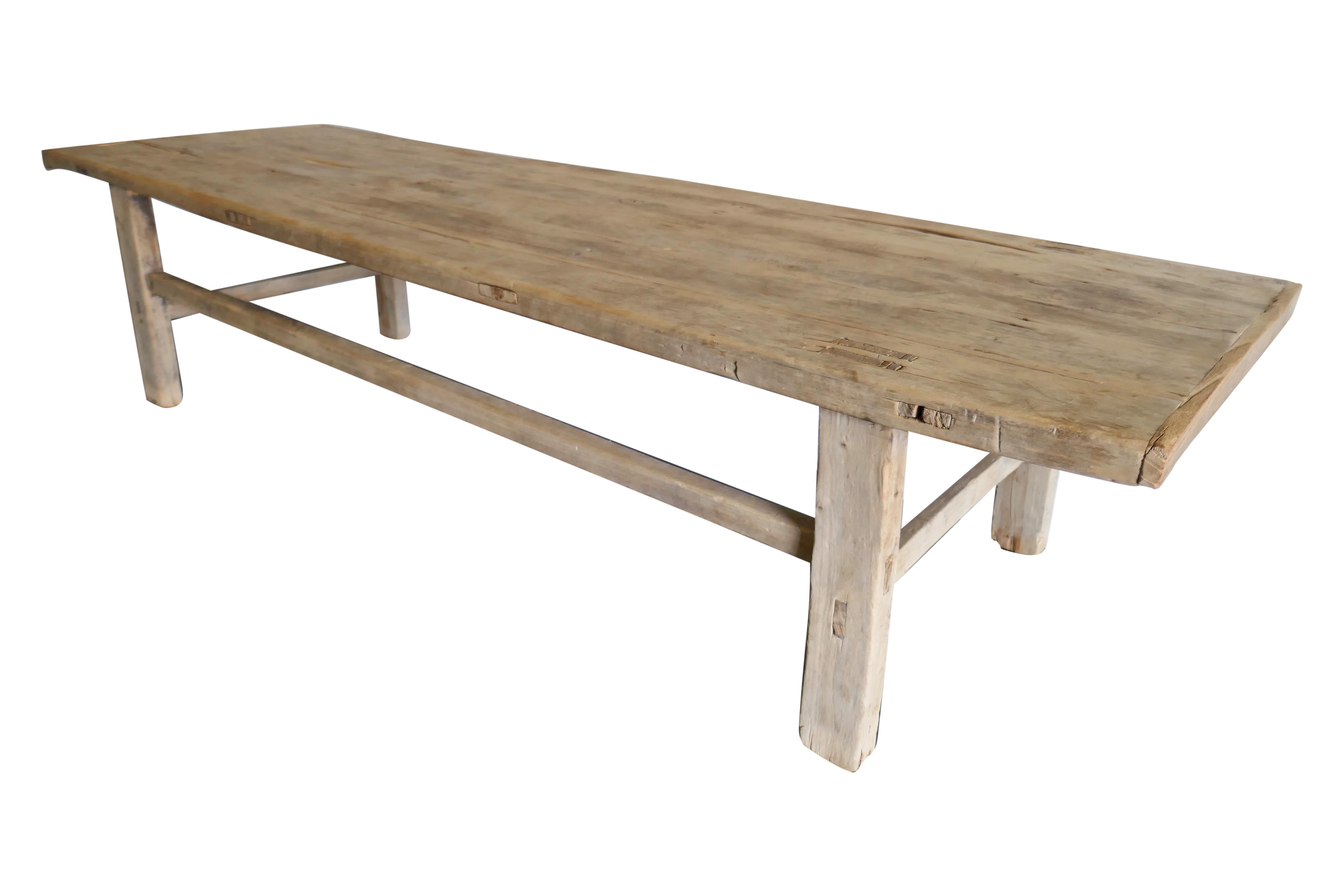 Vintage-Cocktailtisch aus Shandong-Holz / 75