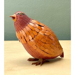 Vintage Shanghai Weave Bird Basket