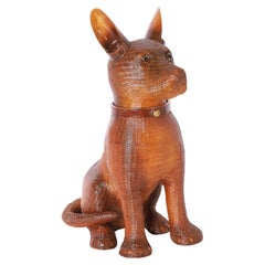 Vintage Shanghai Wicker Dog Basket or Box