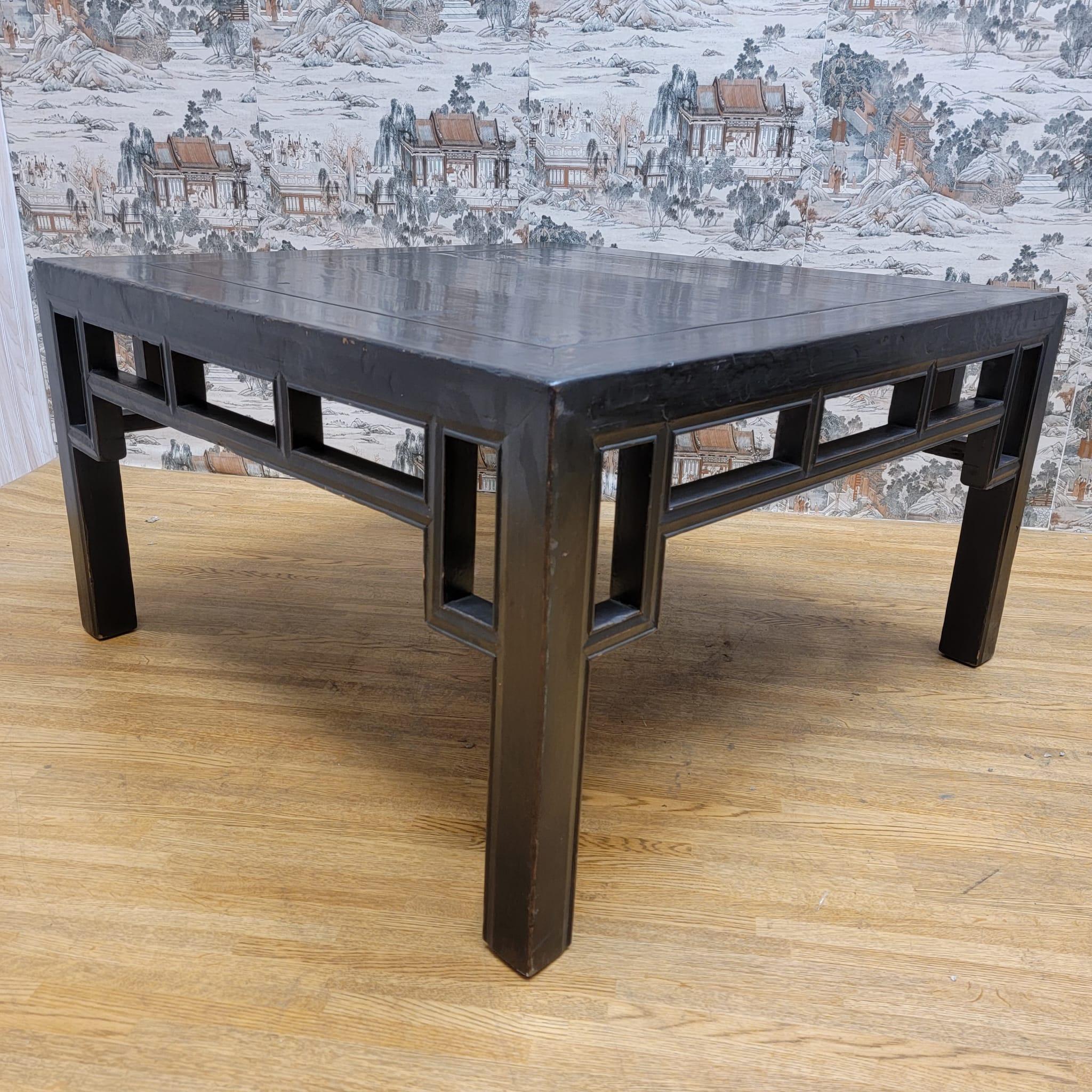 Vintage Shanxi Province Elm coffee table with Carved Apron

This Vintage elm coffee table is from the Shanxi Province of China. It has a hand carved apron and maintains its original color and patina.

Circa: 1980 

Dimensions:

W: 38