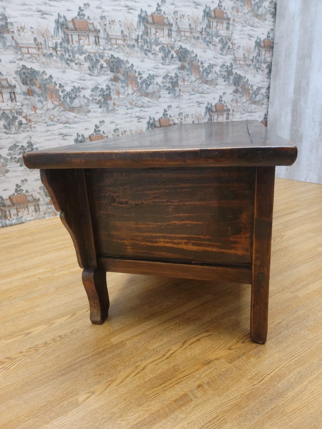 Antique Hand Carved Shanxi Province Coffer Sideboard With Drawers

The Antique Hand Carved Shanxi Province Coffer Sideboard With Drawers is a stunning vintage piece from the 1900s. Crafted with meticulous care, this sideboard showcases exquisite