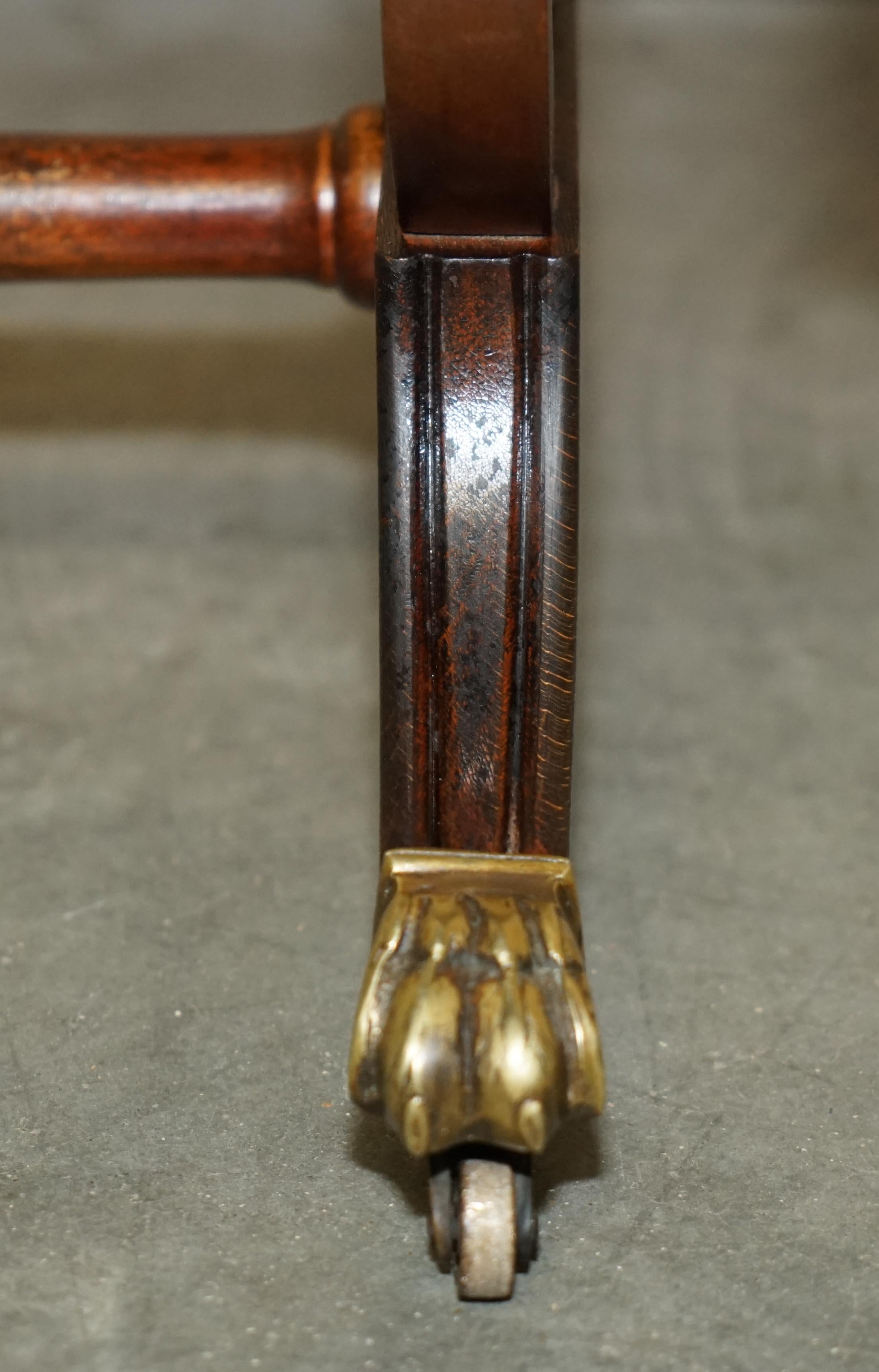 VINTAGE SHAW OF LONDON VERLÄNGERTER EISENHOLZ-COFFEESPIEL-TISCH (Hartholz) im Angebot