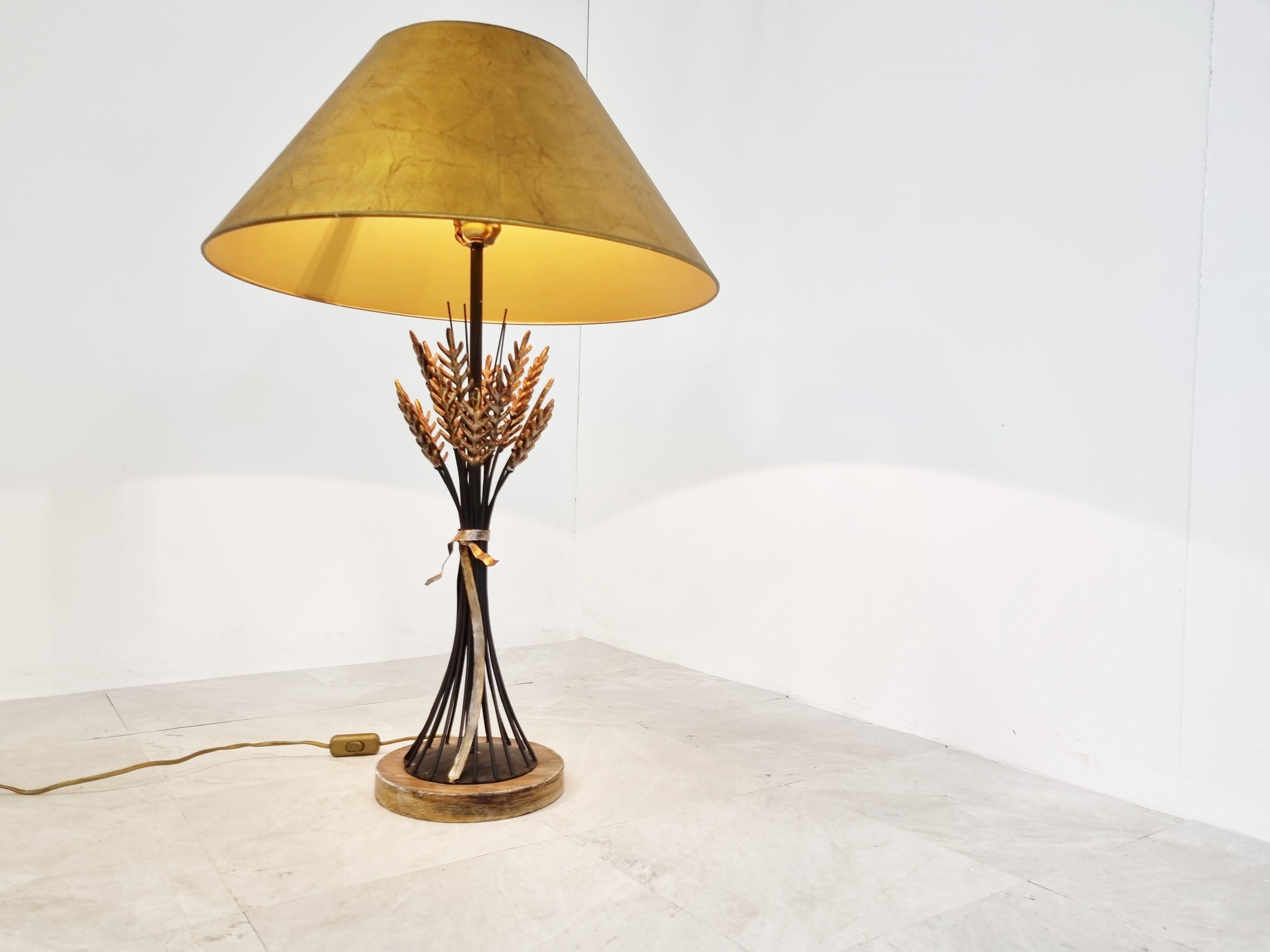 Lampe de table Vintage Sheaf of Wheat, 1960s en vente 2