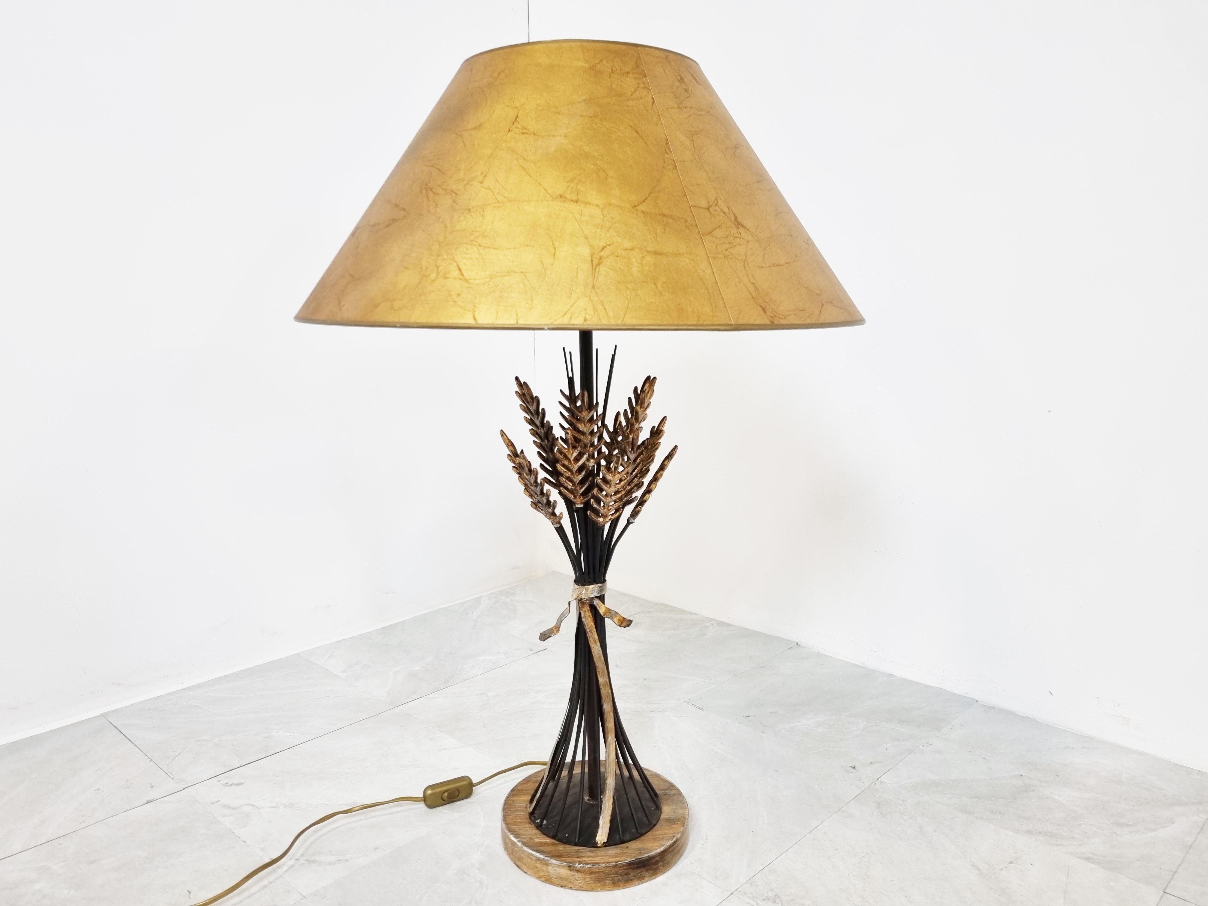 Lampe de table Vintage Sheaf of Wheat, 1960s en vente 3