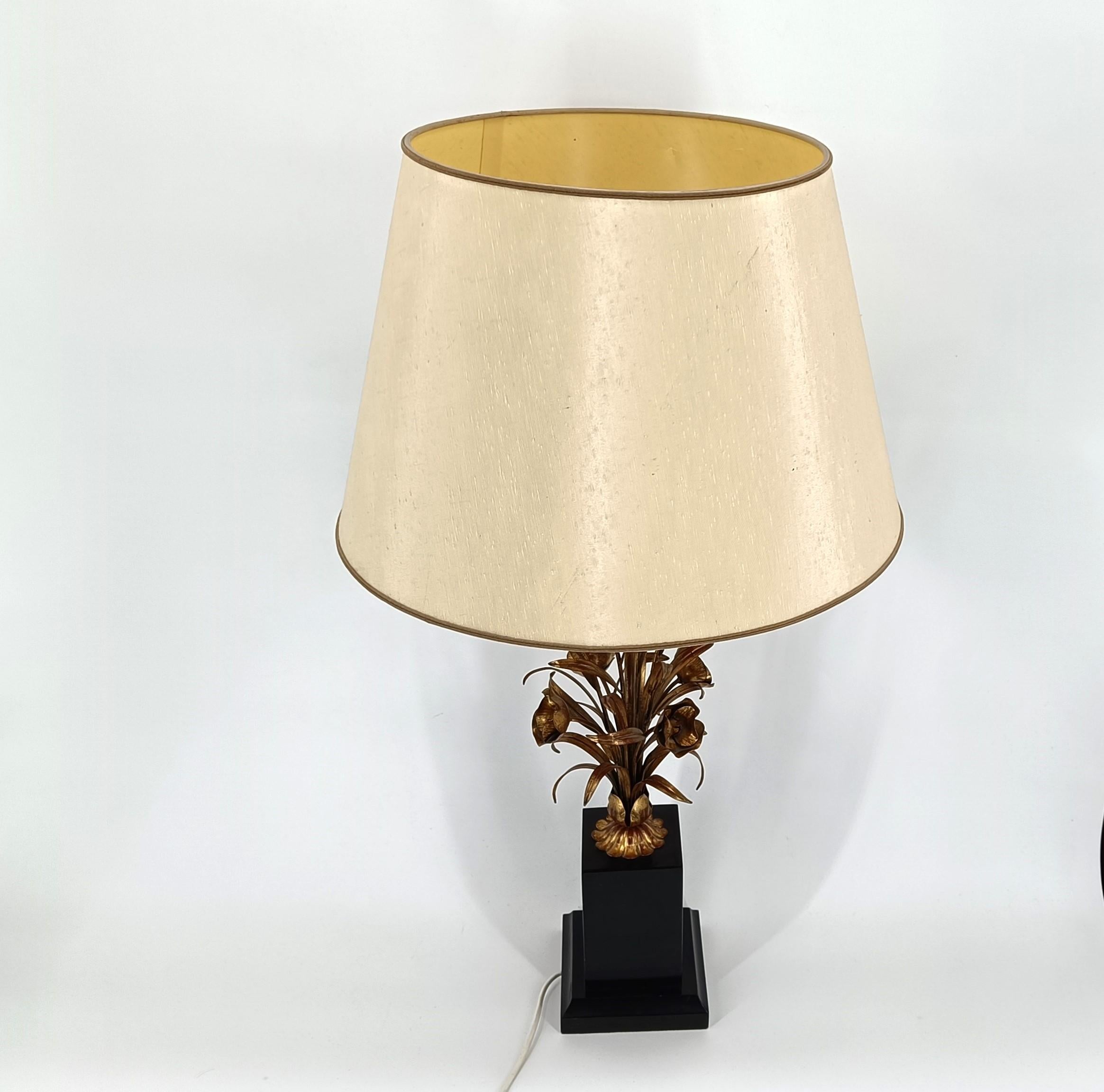 Vintage Weizengarbe Tischlampe - 1960er Jahre (Hollywood Regency) im Angebot