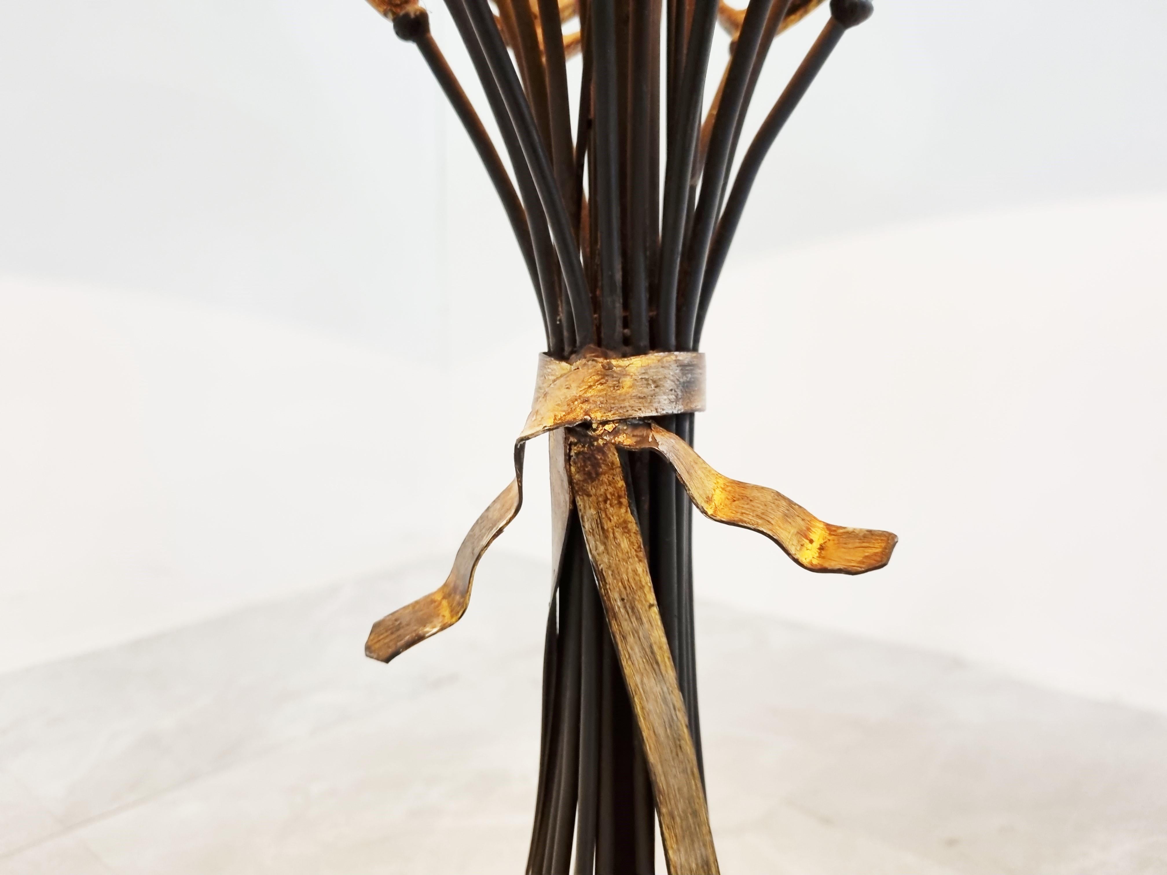 Lampe de table Vintage Sheaf of Wheat, 1960s Bon état - En vente à Leuven, Vlaams Gewest