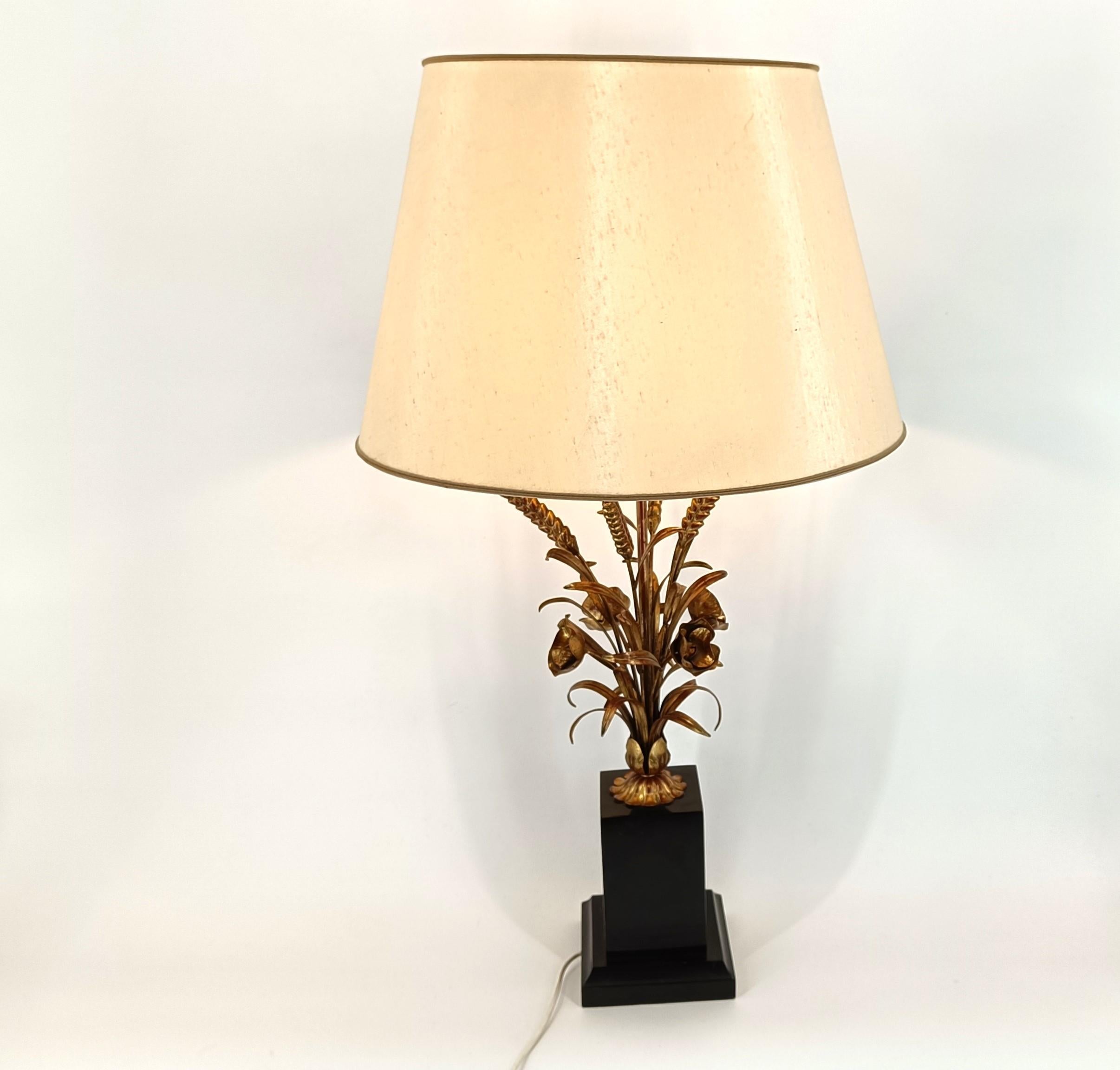 Vintage Weizengarbe Tischlampe - 1960er Jahre im Angebot 1
