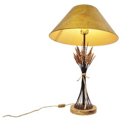 Vintage Sheaf of Wheat Table Lamp, 1960s