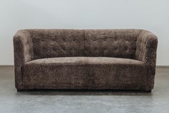 Vintage Shearling Cabinetmaker Sofa aus Dänemark, CIRCA 1950