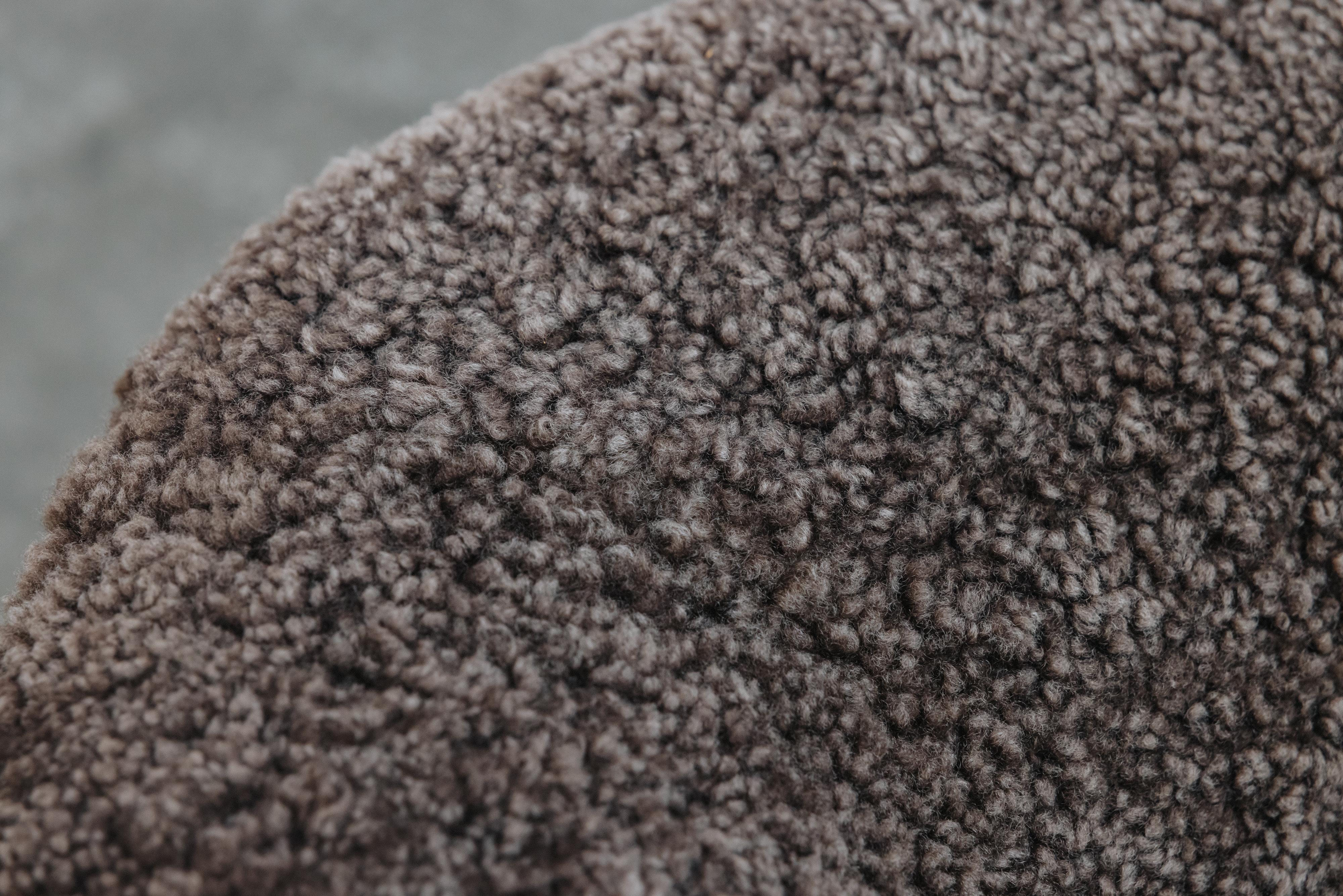 Vintage Shearling Cabinetmaker Sofa From Denmark, Circa 1950 For Sale 4