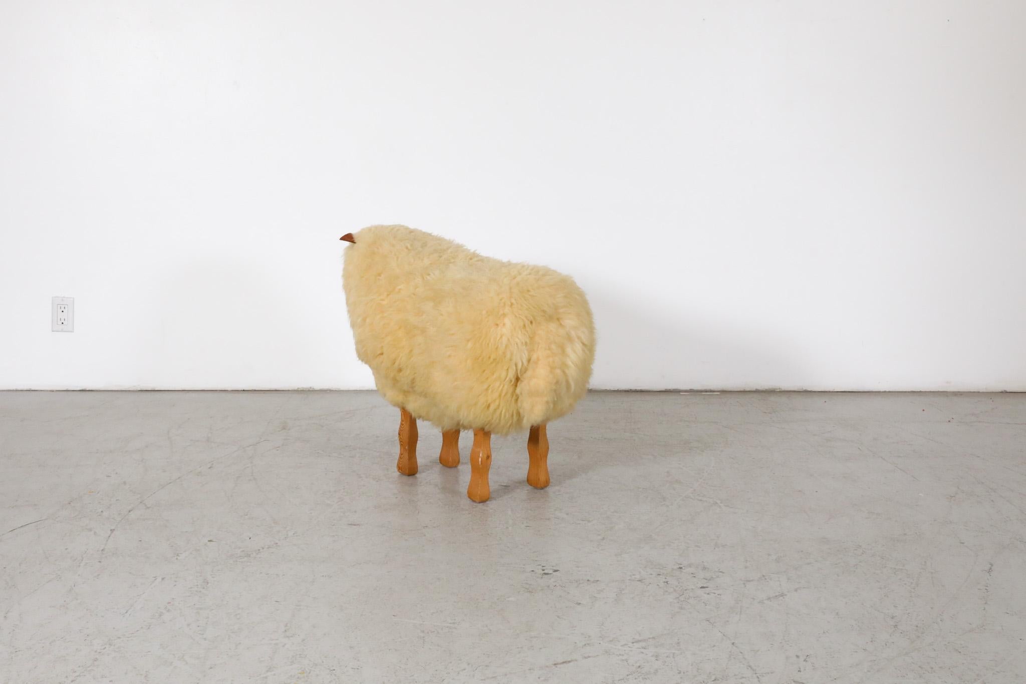 Vintage Sheep by Hans-Peter Krafft for Meier, Germany In Good Condition In Los Angeles, CA