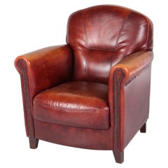 Vintage Sheepskin Armchair with Patina by Joris Nederland