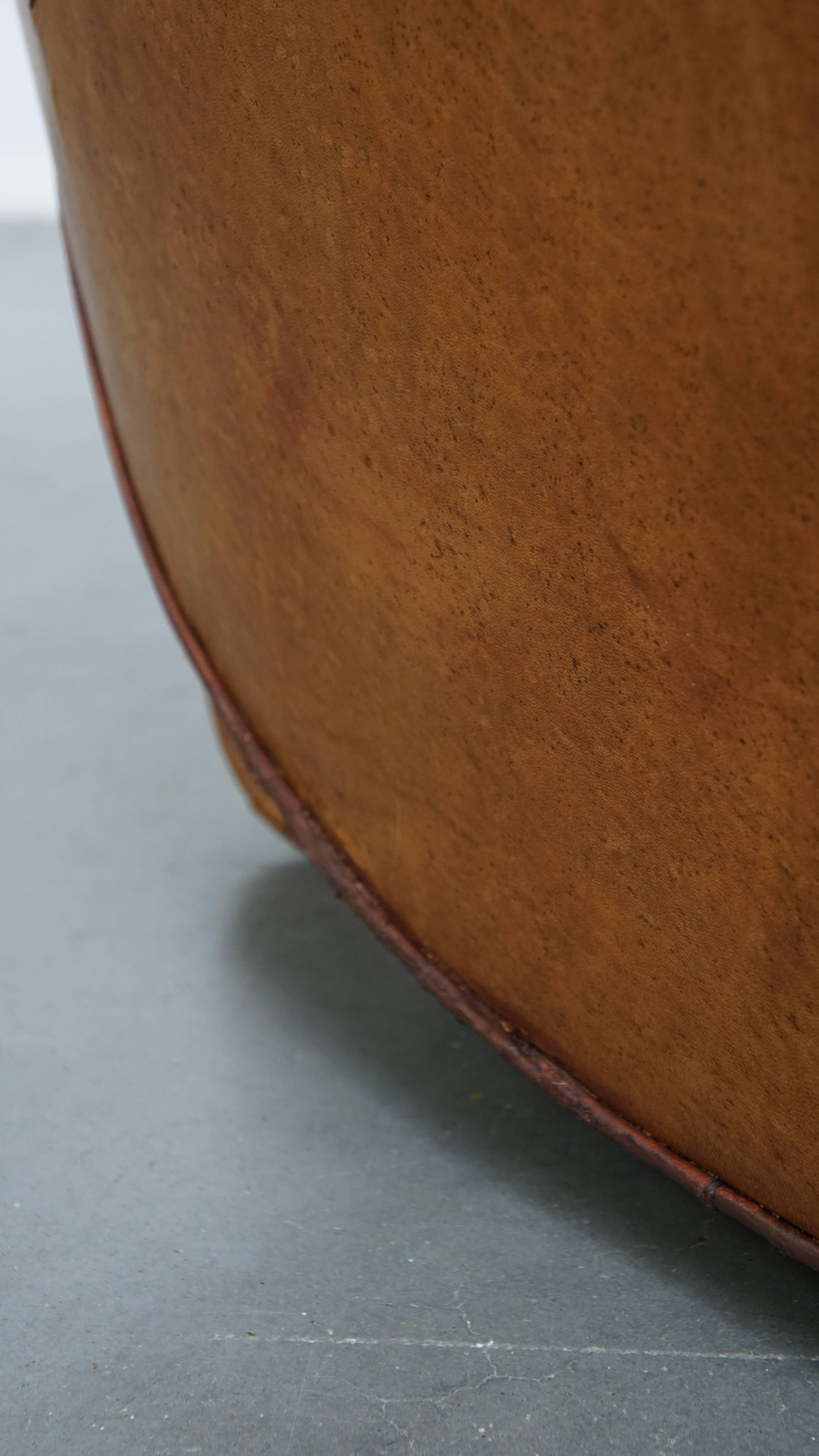 Vintage-Sessel aus Schafsleder im Vintage-Stil von Bart van Bekhoven im Angebot 7