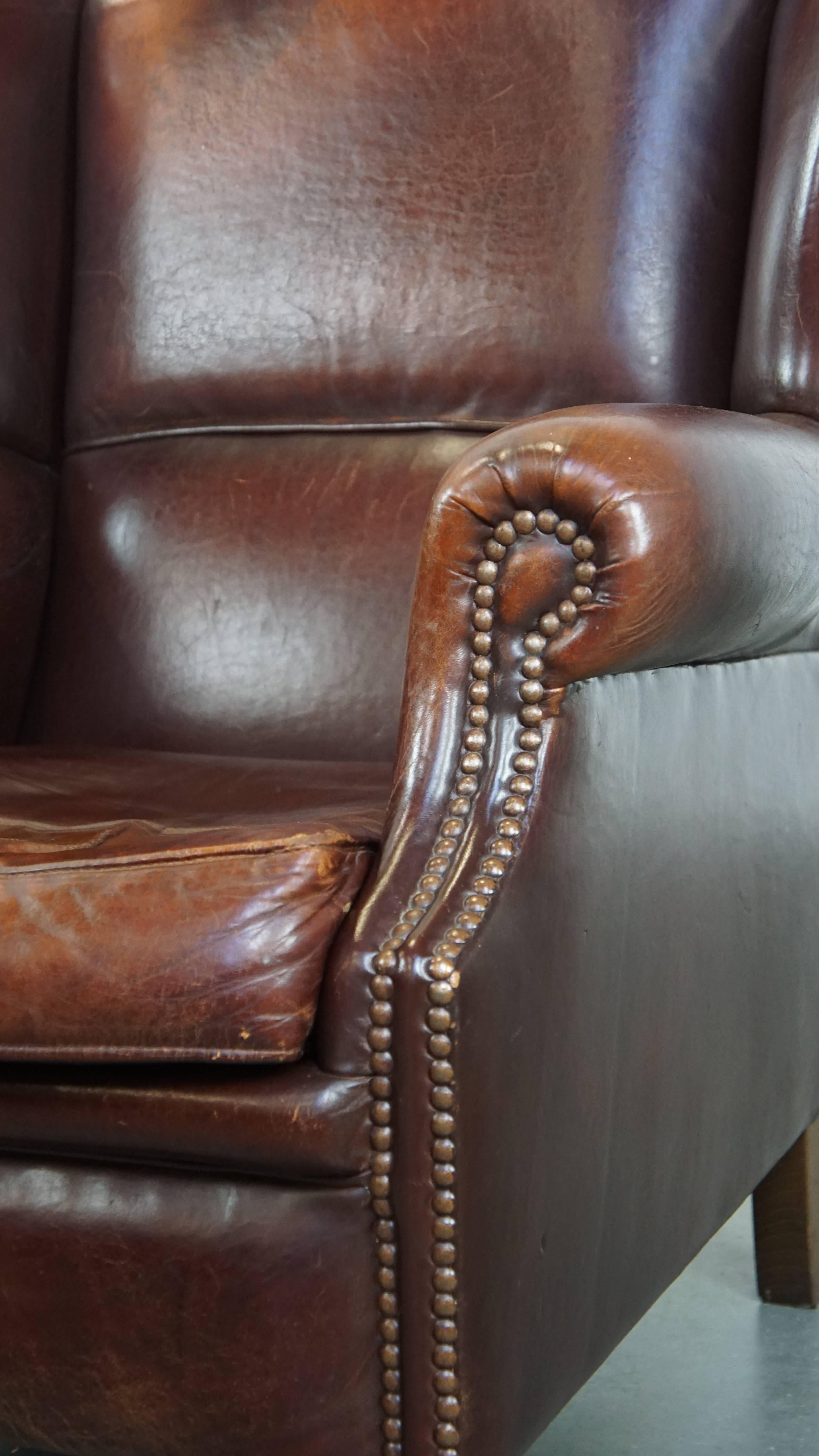 Respaldo de piel de oveja Vintage Confort excepcional en venta 4