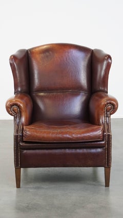 Vintage Sheepskin Wingback Außergewöhnlicher Komfort