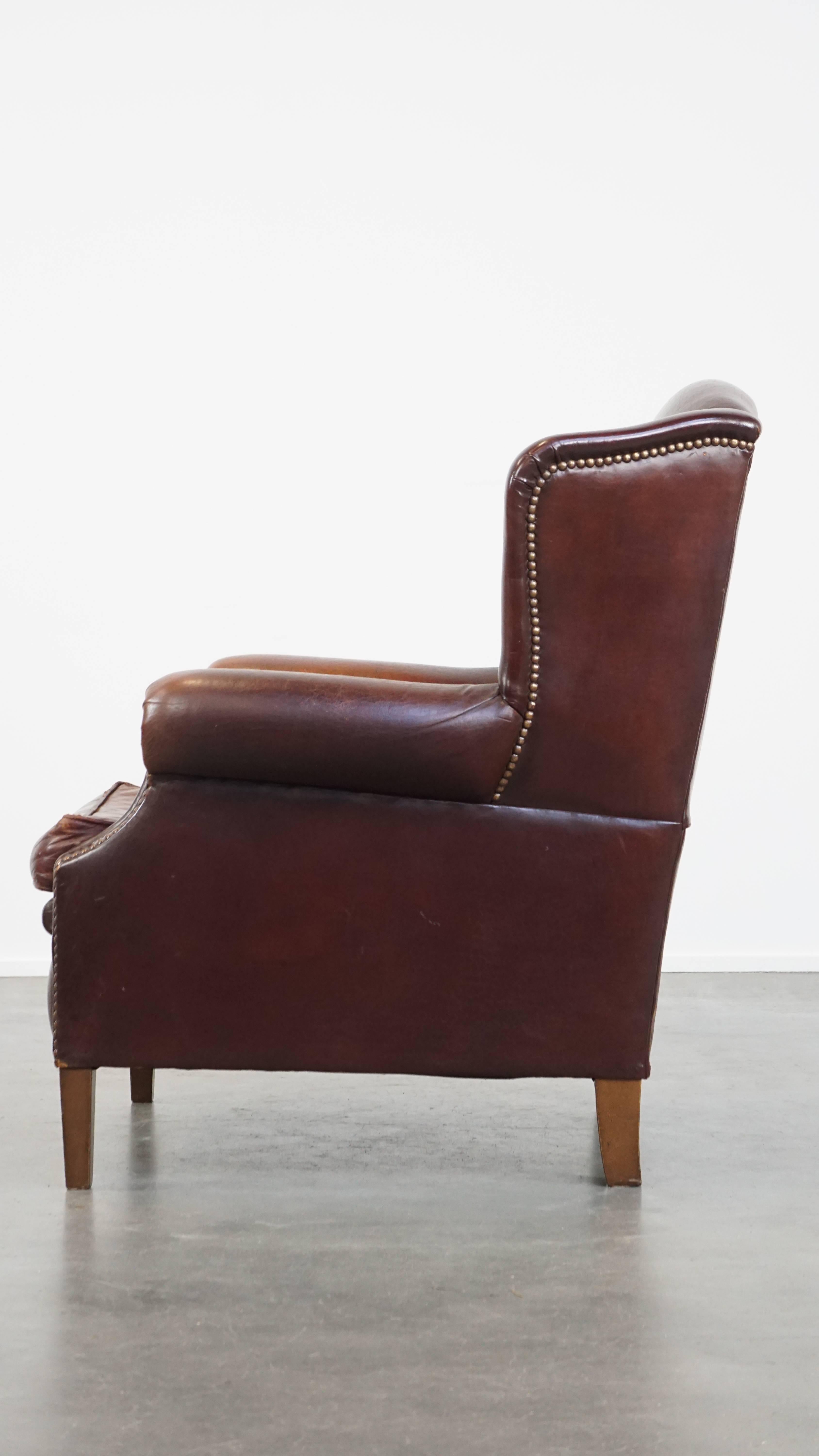 Respaldo de piel de oveja Vintage Confort excepcional en Bueno estado para la venta en Harderwijk, NL