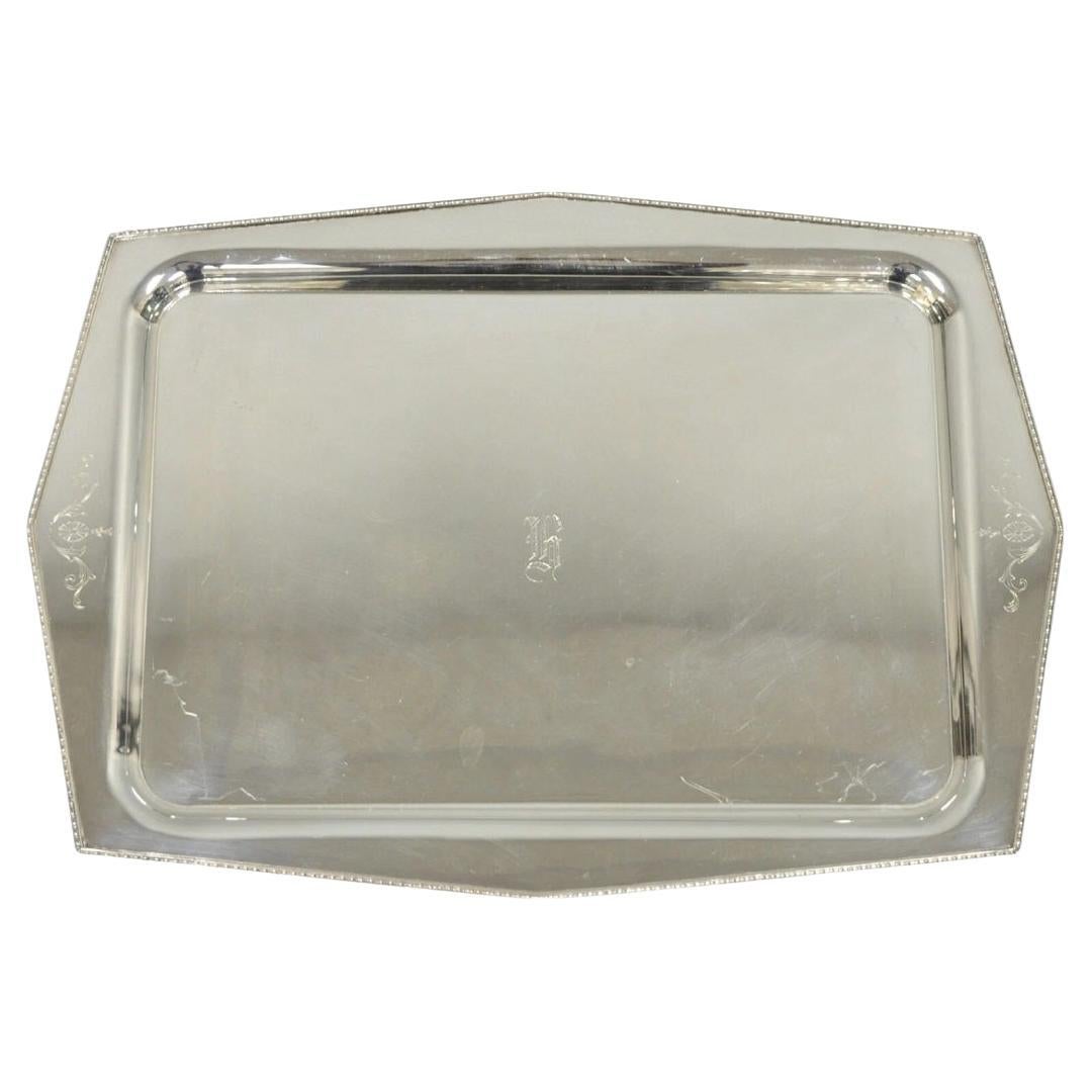Vintage Sheffield Adam Zeitraum Repro versilbert Trinket Dish Bar Tablett Platte im Angebot