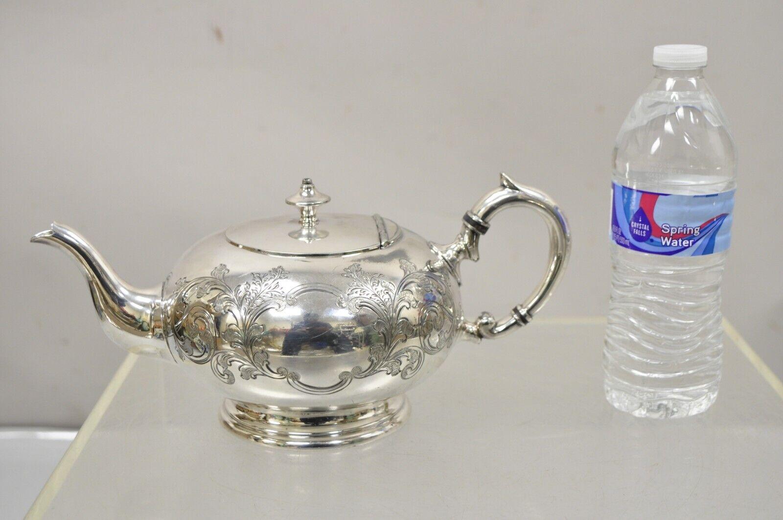 Vintage Sheffield Brimet Gladwin 2 Pint Silver Plated Victorian Tea Pot For Sale 5