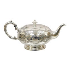 Antique Sheffield Brimet Gladwin 2 Pint Silver Plated Victorian Tea Pot