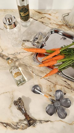 Vintage Sheffield Sculptural bottle opener in the shape of a French Bulldog Head